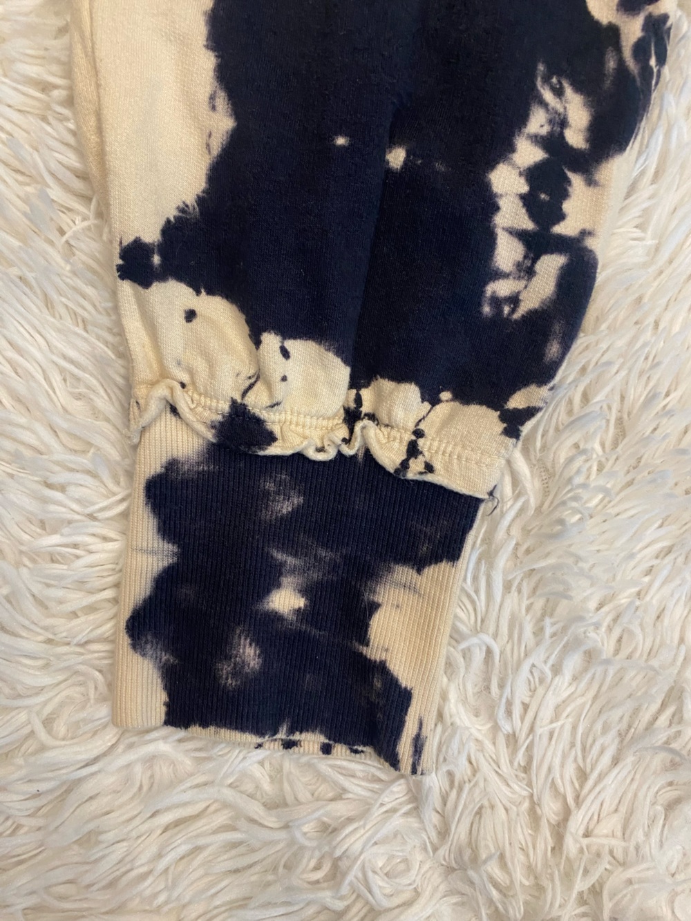 Young Fabulous & Broke YFB Blue & Cream Tie Dye Joggers NWOT Medium - Picture 9 of 9